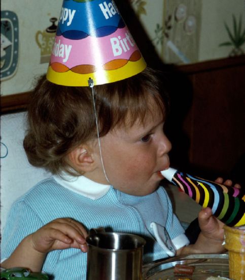  at Dave's second birthday, May 1973